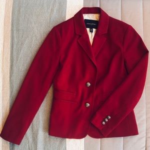 Banana Republic Boyfriend Blazer in Burgundy (00P)